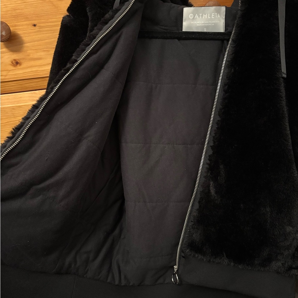 Athleta Black Ritual Zip-Up Hoodie Jacket Size S New Condition - Picture 6 of 11
